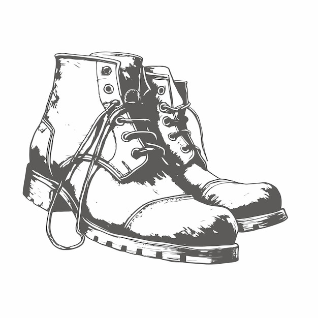 sketch of a shoe