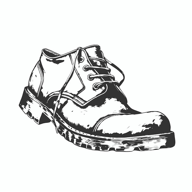 sketch of a shoe