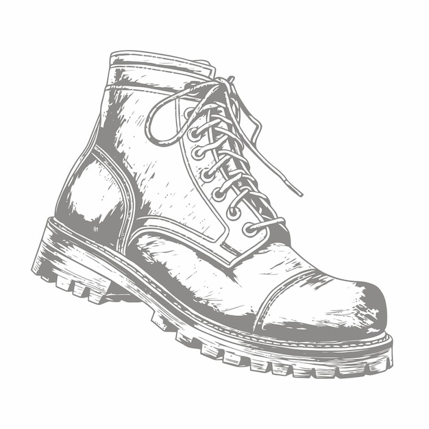 sketch of a shoe
