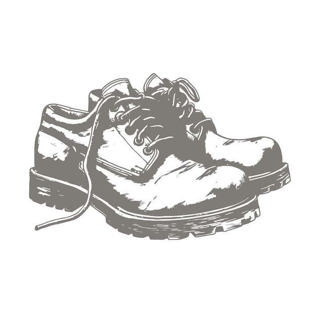 sketch of a shoe