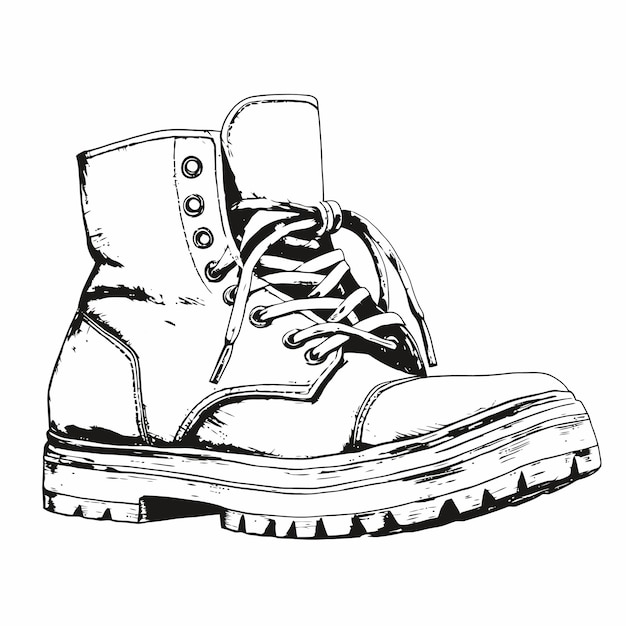 sketch of a shoe