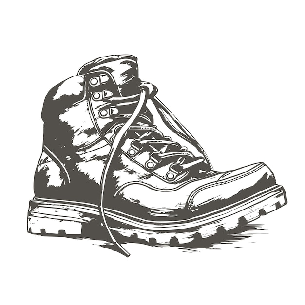 sketch of a shoe