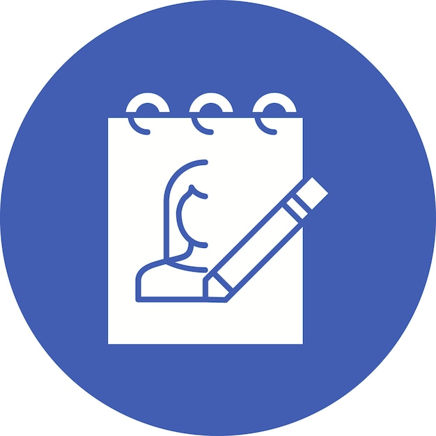 Sketching icon vector image Can be used for UX and UI