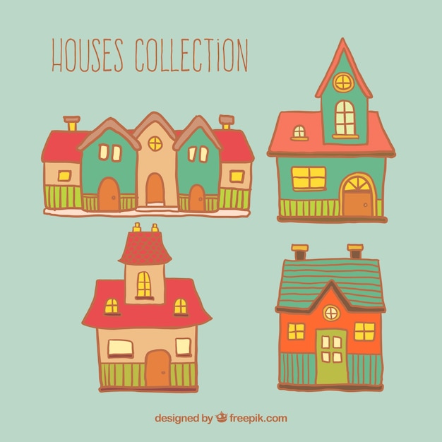 Sketchy houses collection