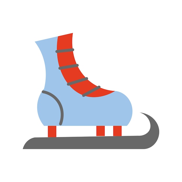 ski boots vector icon