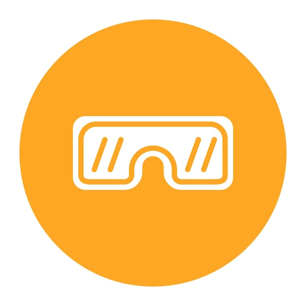 Vector ski goggles icon vector image can be used for ski resort