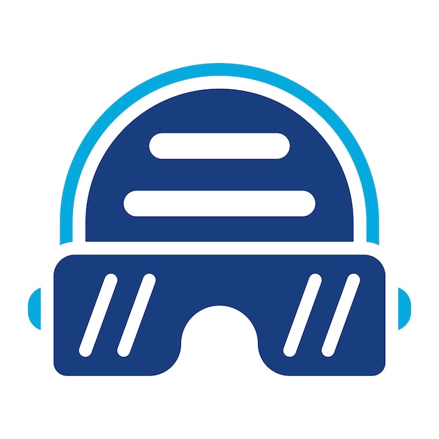 Ski Helmet icon vector image Can be used for Ski Resort