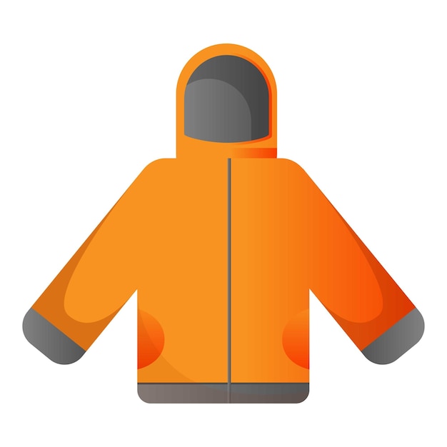 Ski jacket icon Cartoon of ski jacket vector icon for web design isolated on white background