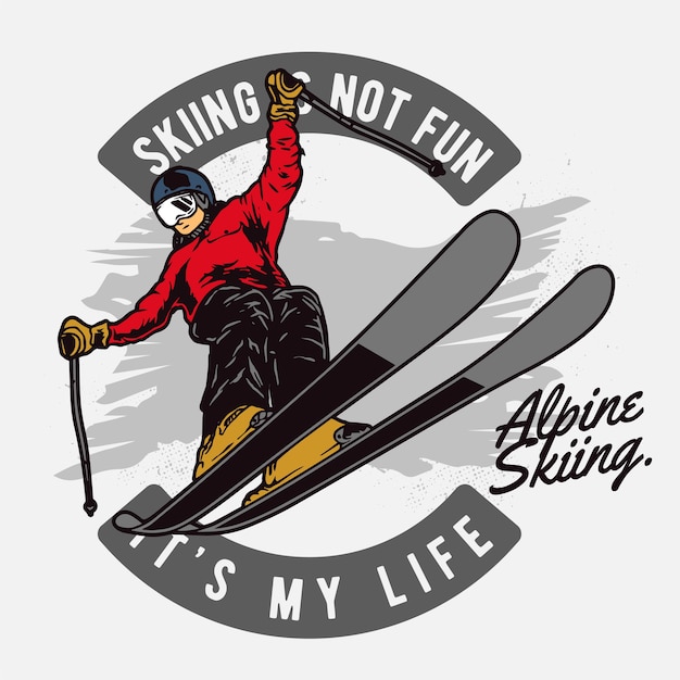 Skiing adventure