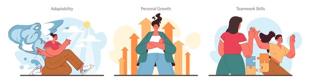 技能開発 職業能力 硬いスキル 柔らかいスキルの成長 女性の性格の働き