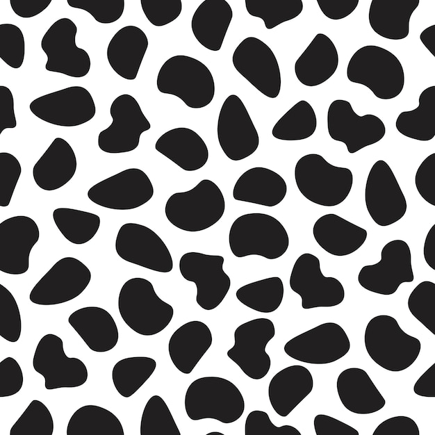 Vector skin animal pattern spot seamless pattern