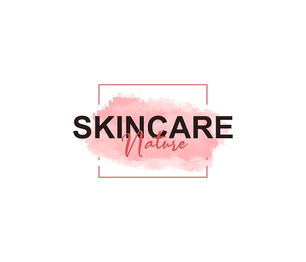 Skin care logo design
