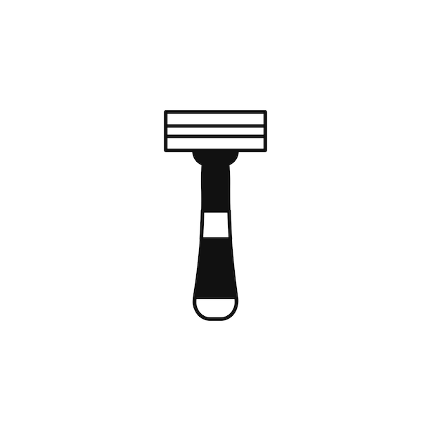 Skin razor vector type icon