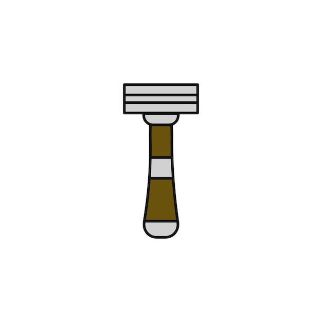 skin razor vector type icon