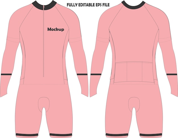 Vector skinsuit mockup