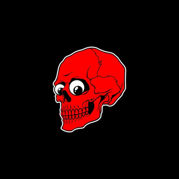 skull cartoon design