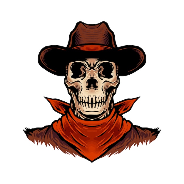 Skull cowboy