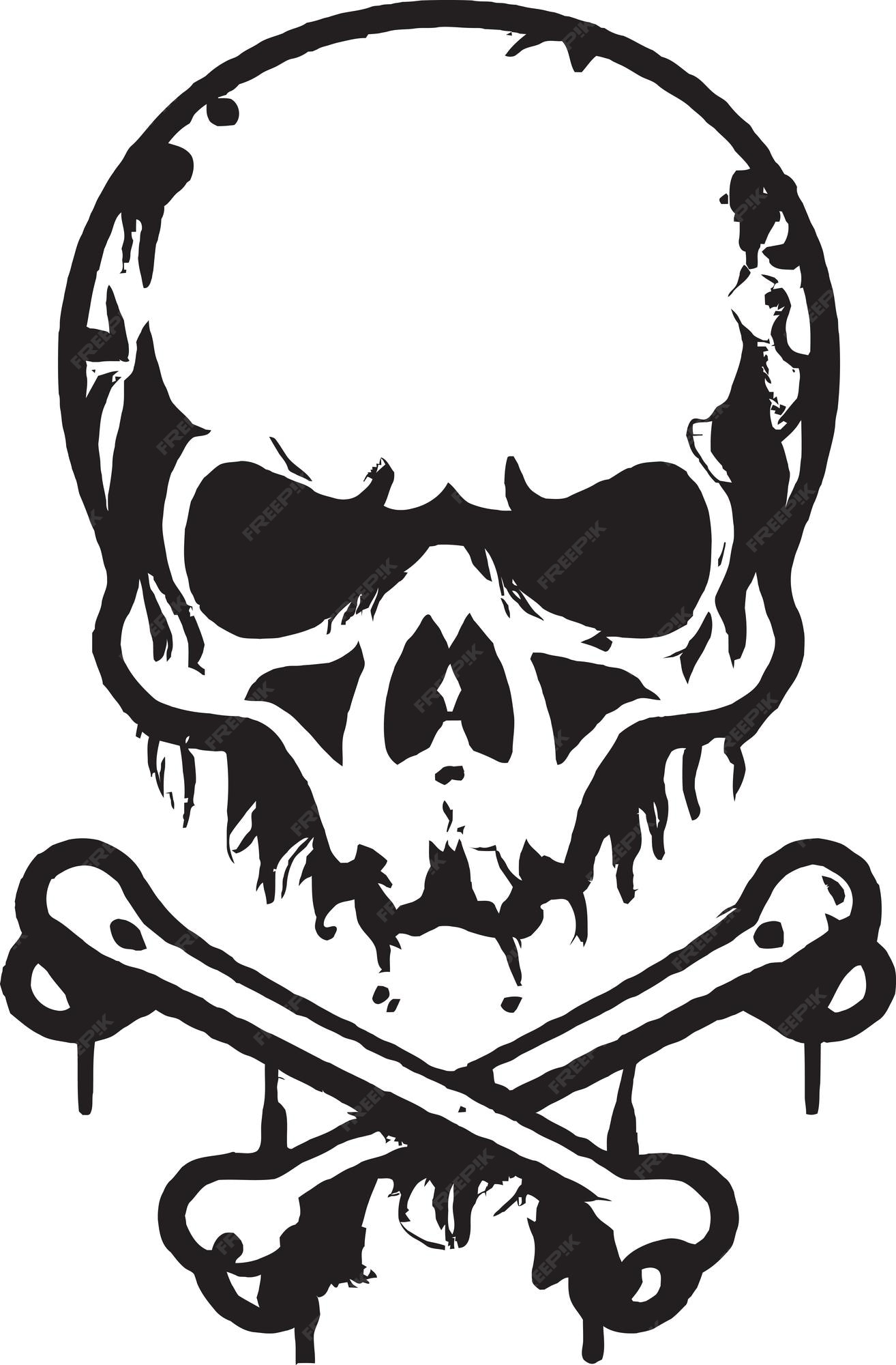 Skull And Crossbones Vector Art, Icons, and Graphics for Free Download