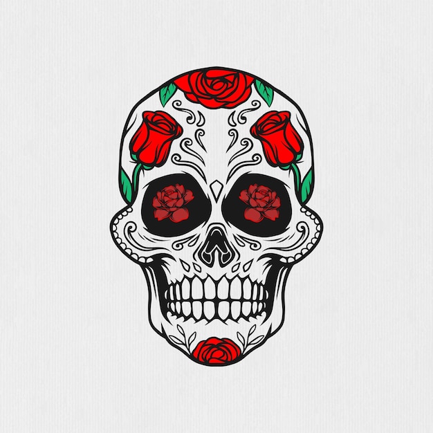 Skull Dia de los muertos Concept