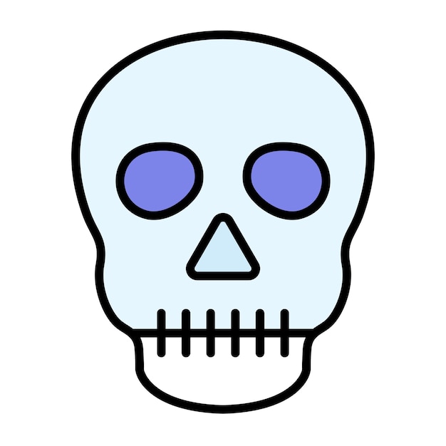 Skull Flat Illustration