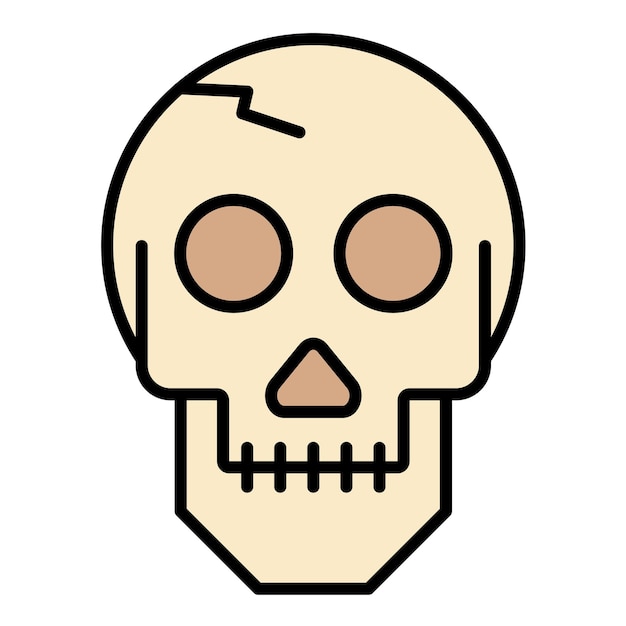 Skull Flat Illustration