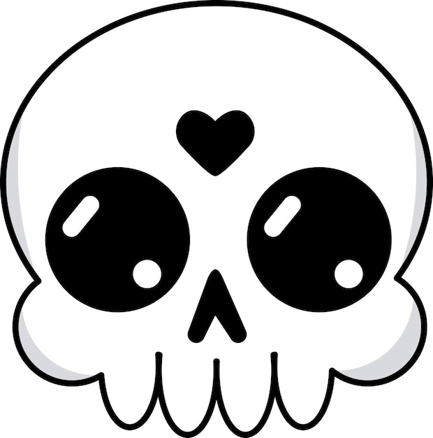 skull gothic illustration pattern for fabrics and backgrounds vector