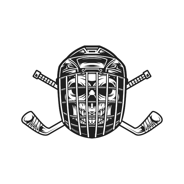 Дизайн логотипа талисмана головы черепа