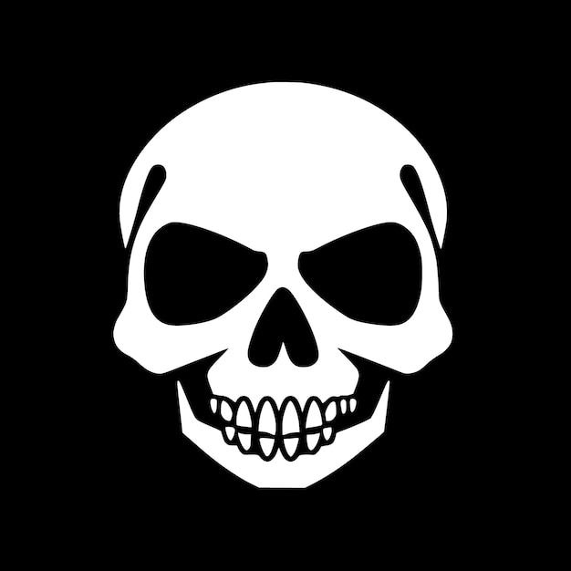 Skull High Quality Vector Logo Vector illustratie ideaal voor T-shirt grafiek
