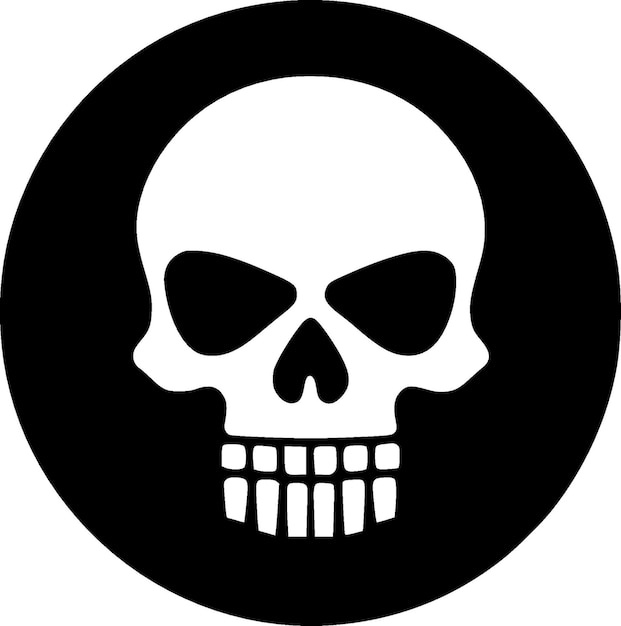 Skull High Quality Vector Logo Vector illustratie ideaal voor T-shirt grafiek