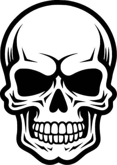 Skull High Quality Vector Logo Vector illustration ideal for Tshirt graphic