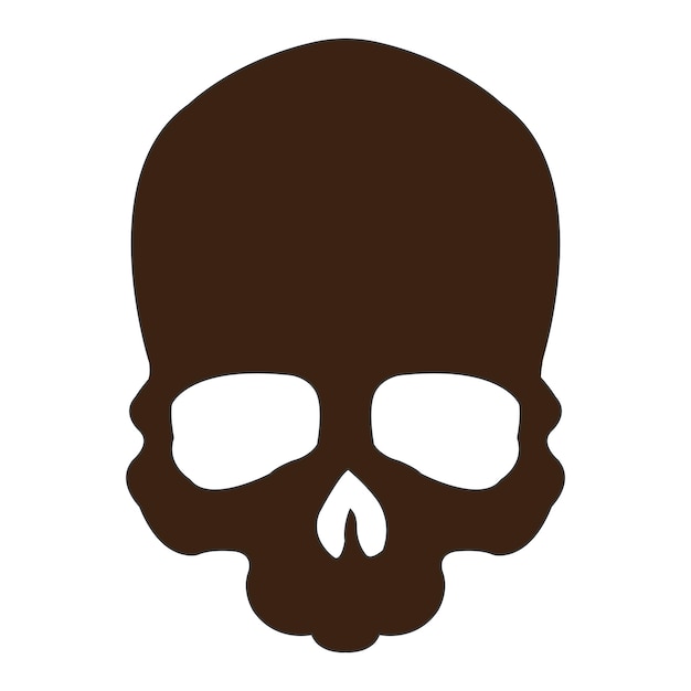 Skull icon logo vector design template