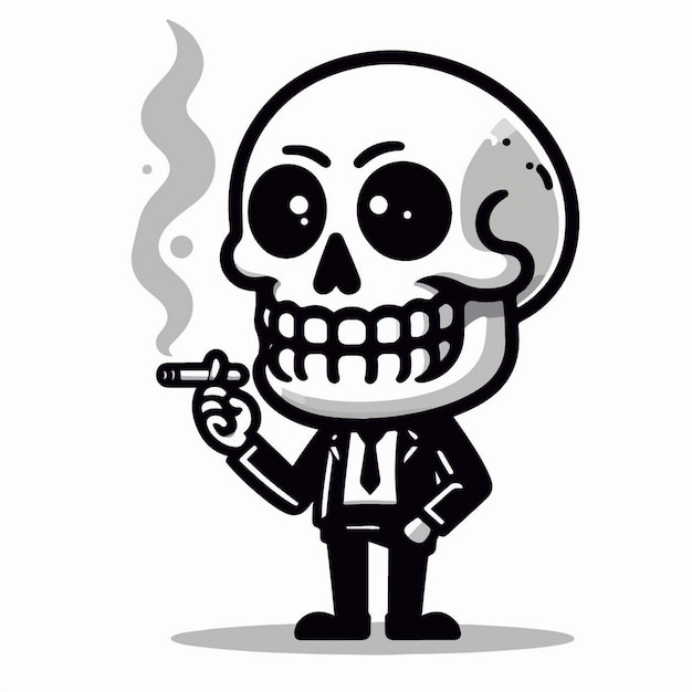 Vector skull illustration