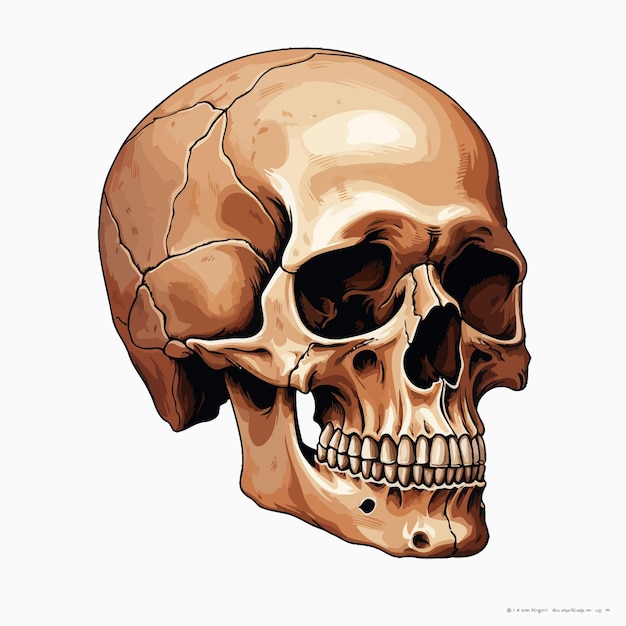 skull illustration