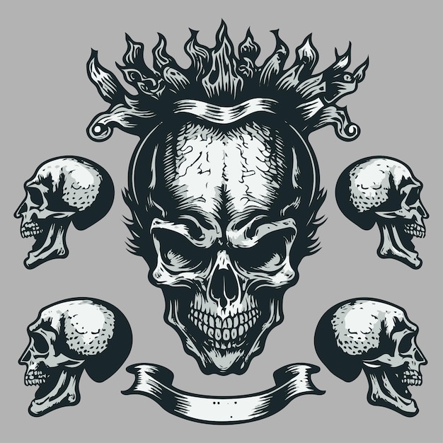 Skull king badge