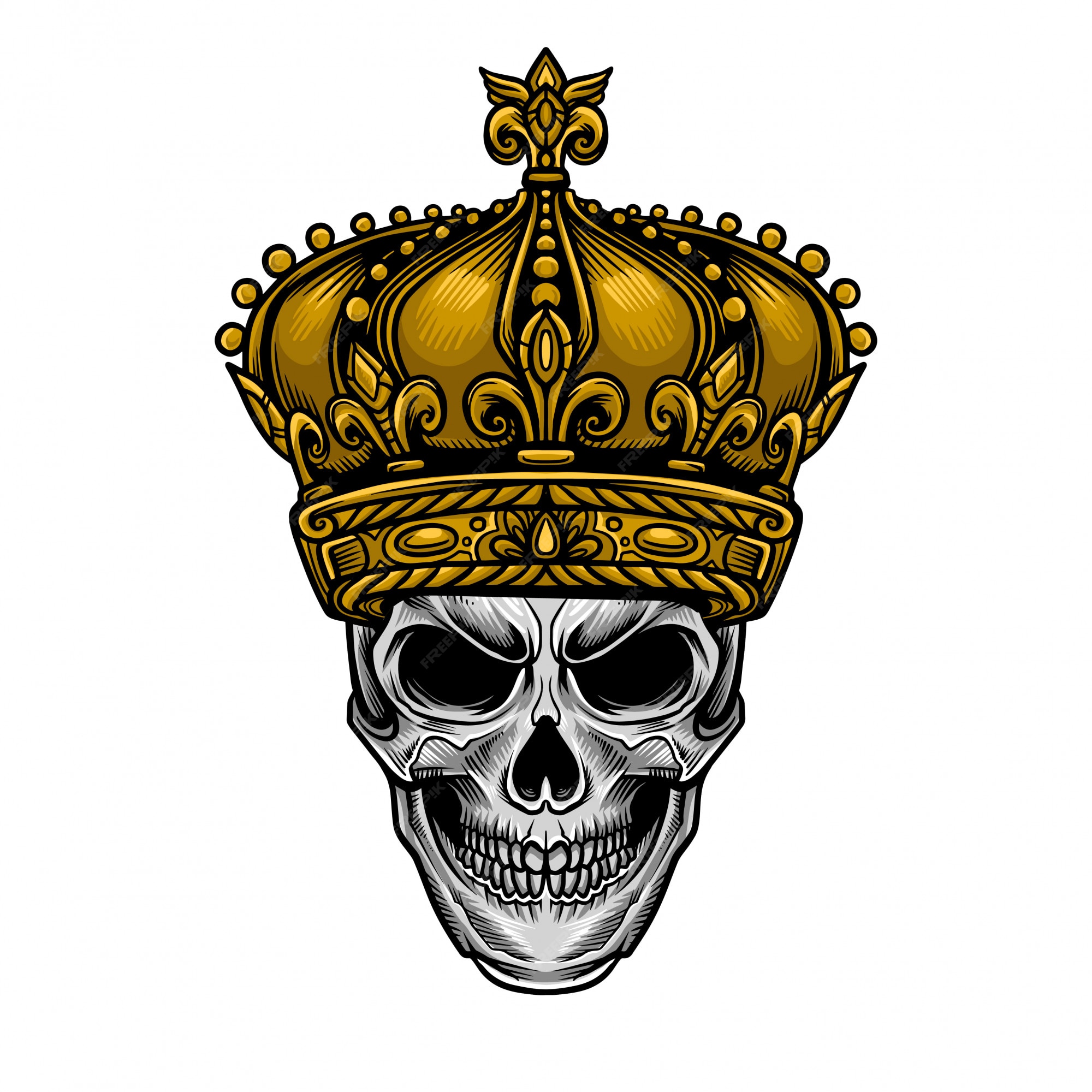 Череп с короной
