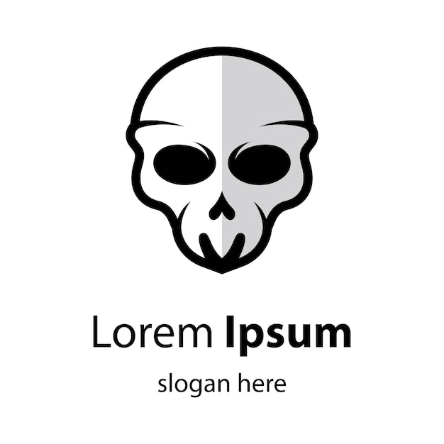 Skull logo images illustration