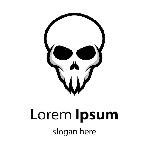 Skull logo images illustration