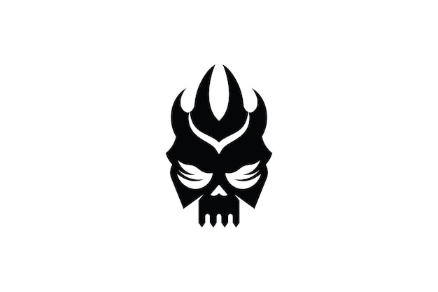 Vector skull logo and vector