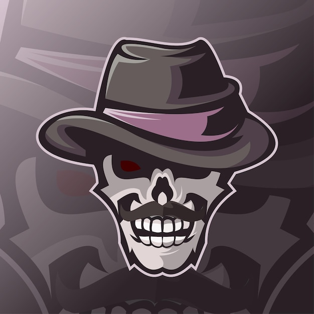 Skull mafia hat