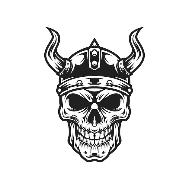 Skull mascot design