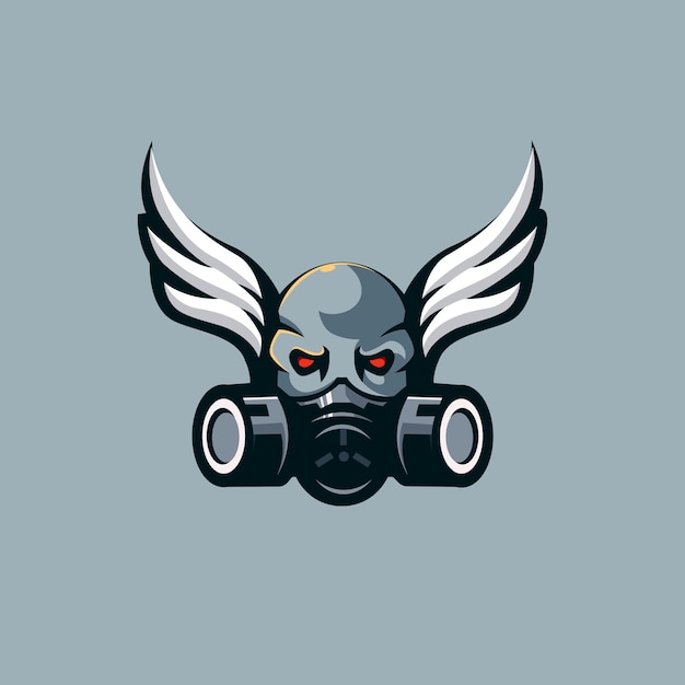 Skull mascot logo