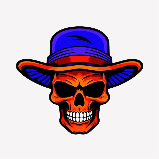 Premium Vector | Skull mascot