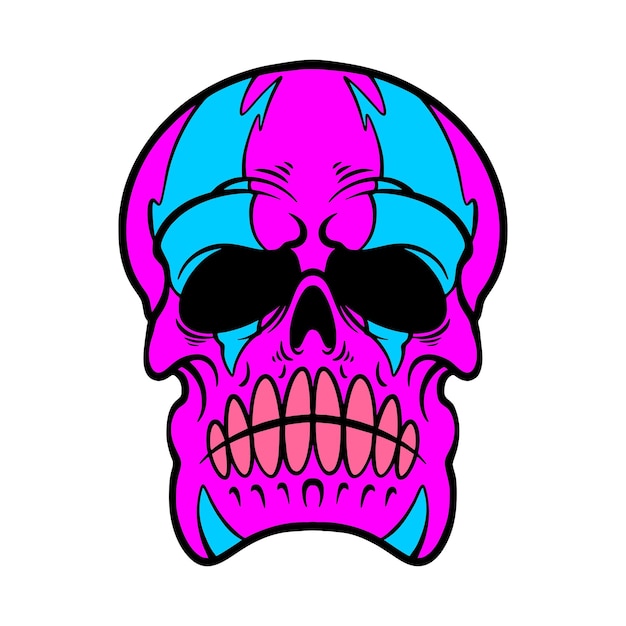 skull mask cartoon