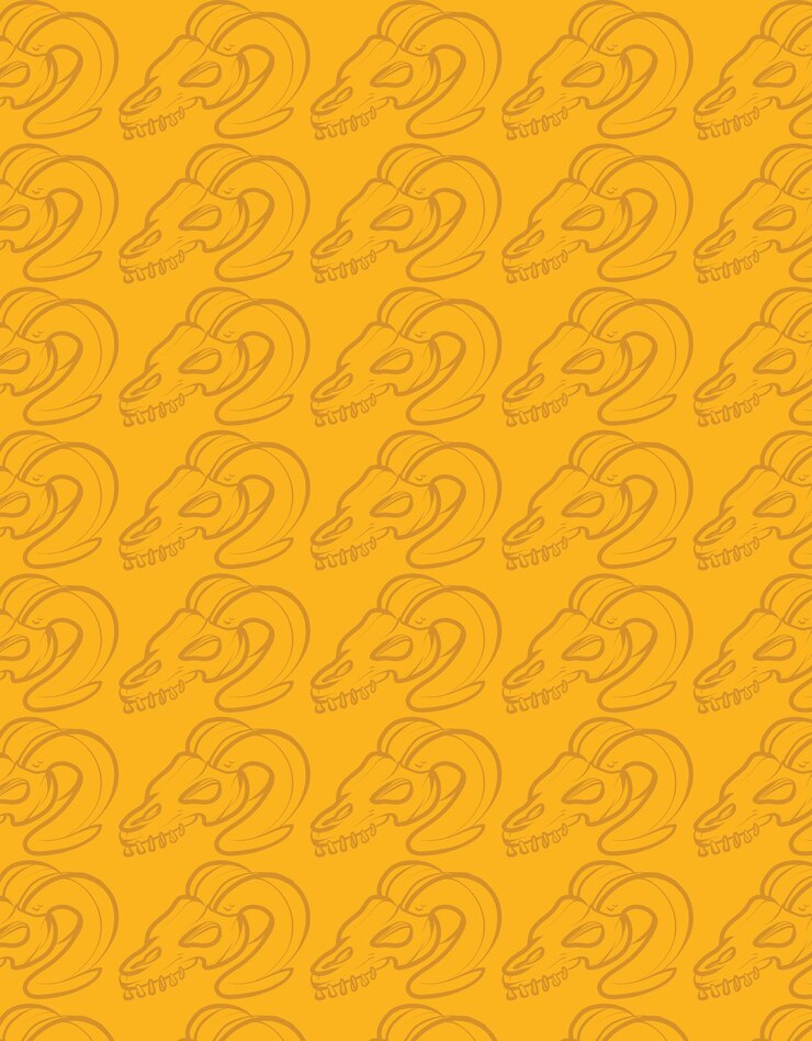 Vector skull pattern in pop style