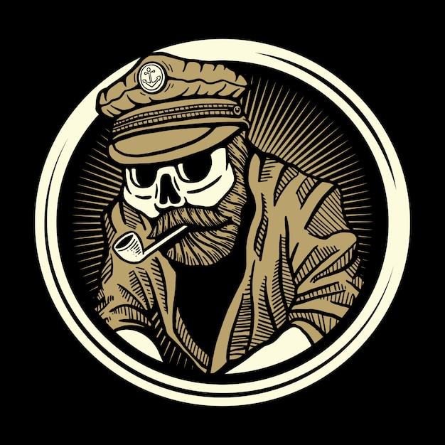 Skull Sailor illustration