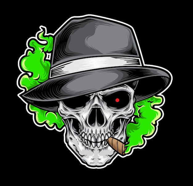 Skull Smoked Gangster