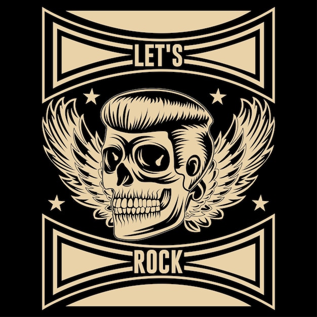 Skull t-shirt design