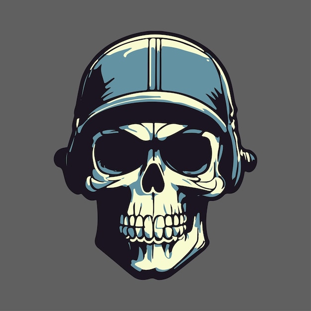 Skull tshirt design vintage retro style symbol ready to print vector illustration