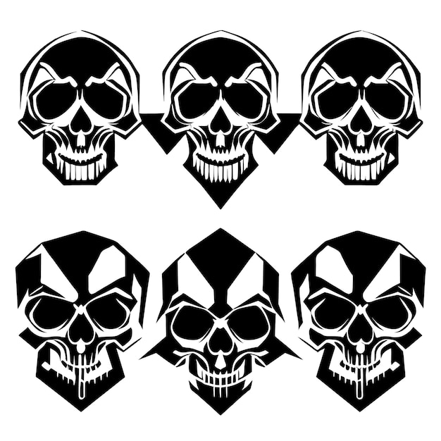 Vector skull vector artistry graphic design beyond ordinary