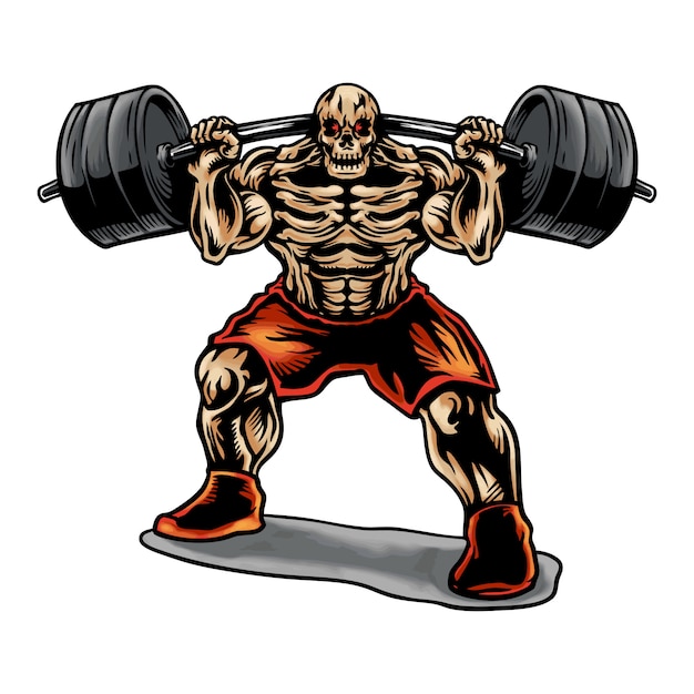 Skull Weightlifting